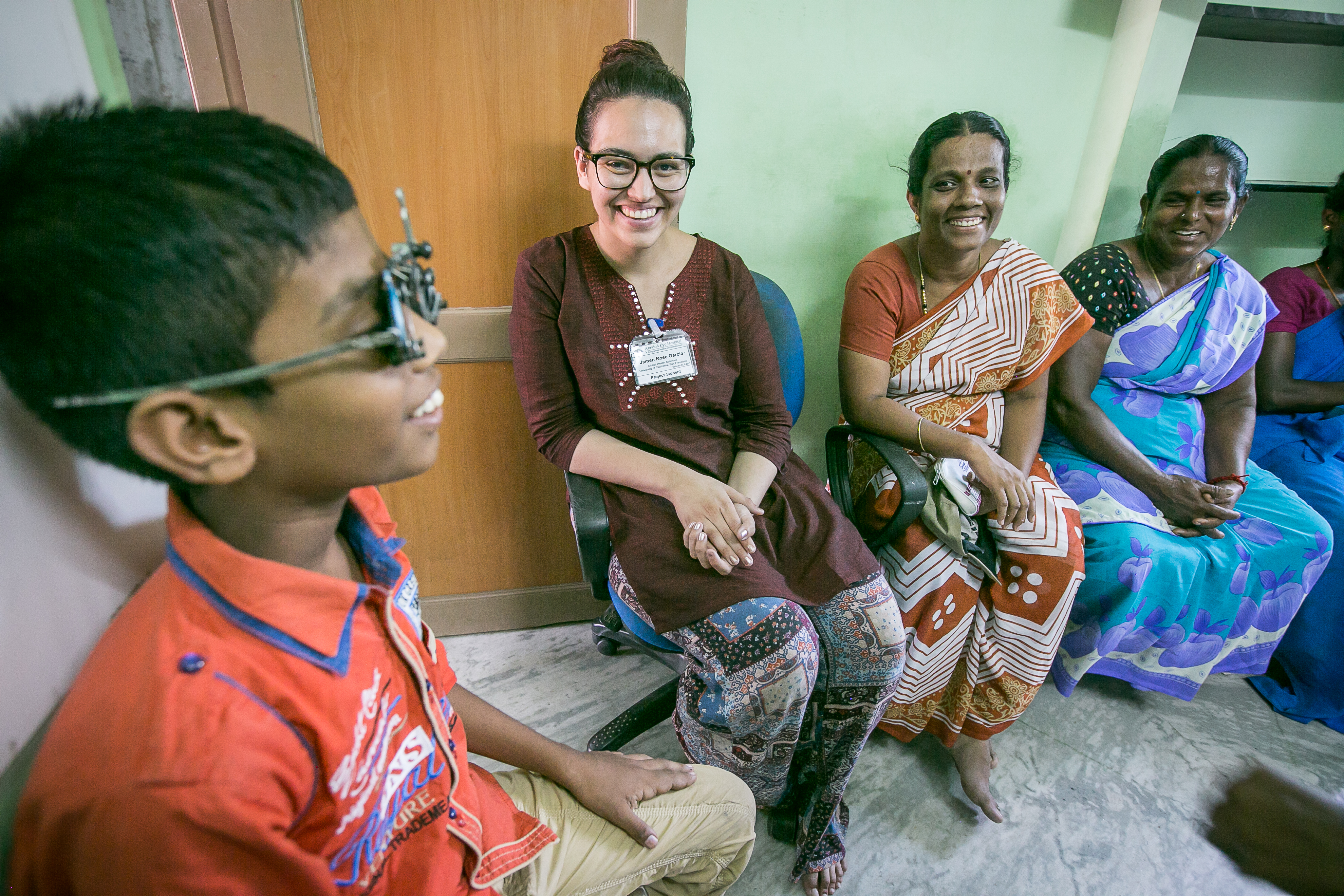 People sitting in healthcare center